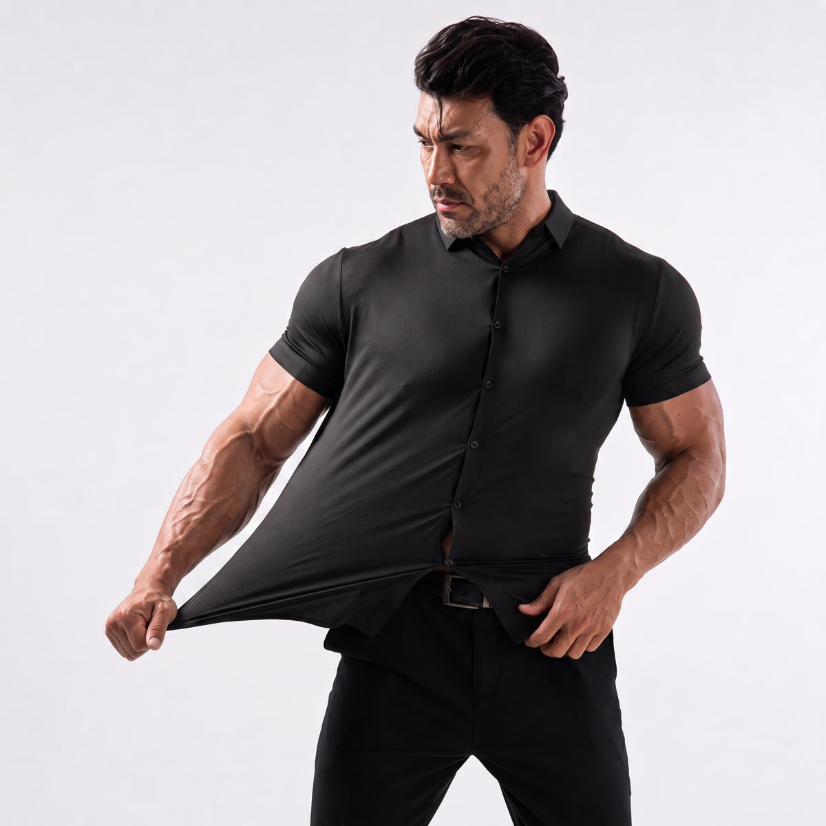 Viral Mog Stretch Shirt