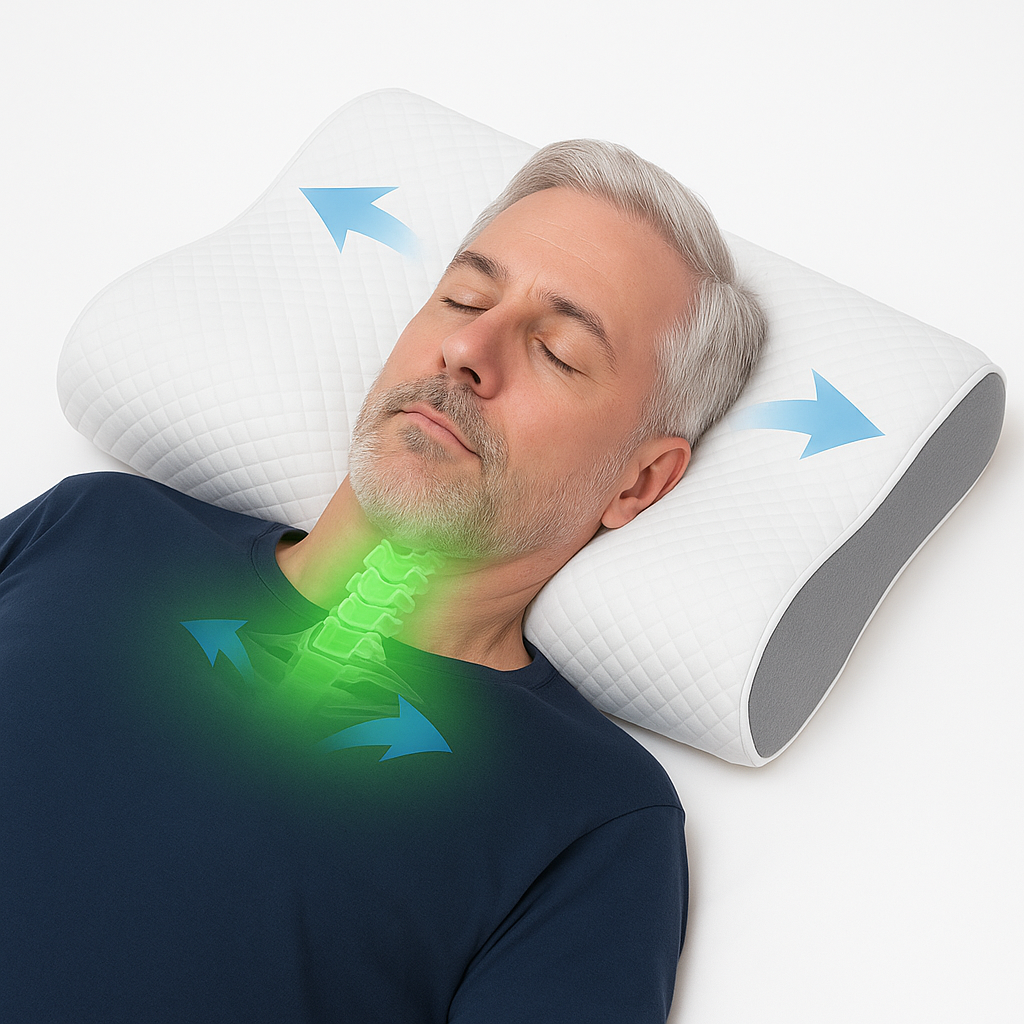 The Pillow That Silences Snoring - By Fixing Your Sleep Posture | 10 Year Sale 60% OFF