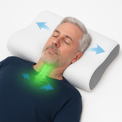 The Pillow That Silences Snoring - By Fixing Your Sleep Posture | 10 Year Sale 60% OFF