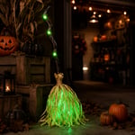 Neluval Ghostwalk™ Animated Witch Broom — Auto-Moving Light & Sound Halloween Prop