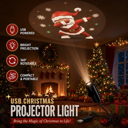 ✨HD Christmas Projector – 6 or 10 Festive Scenes